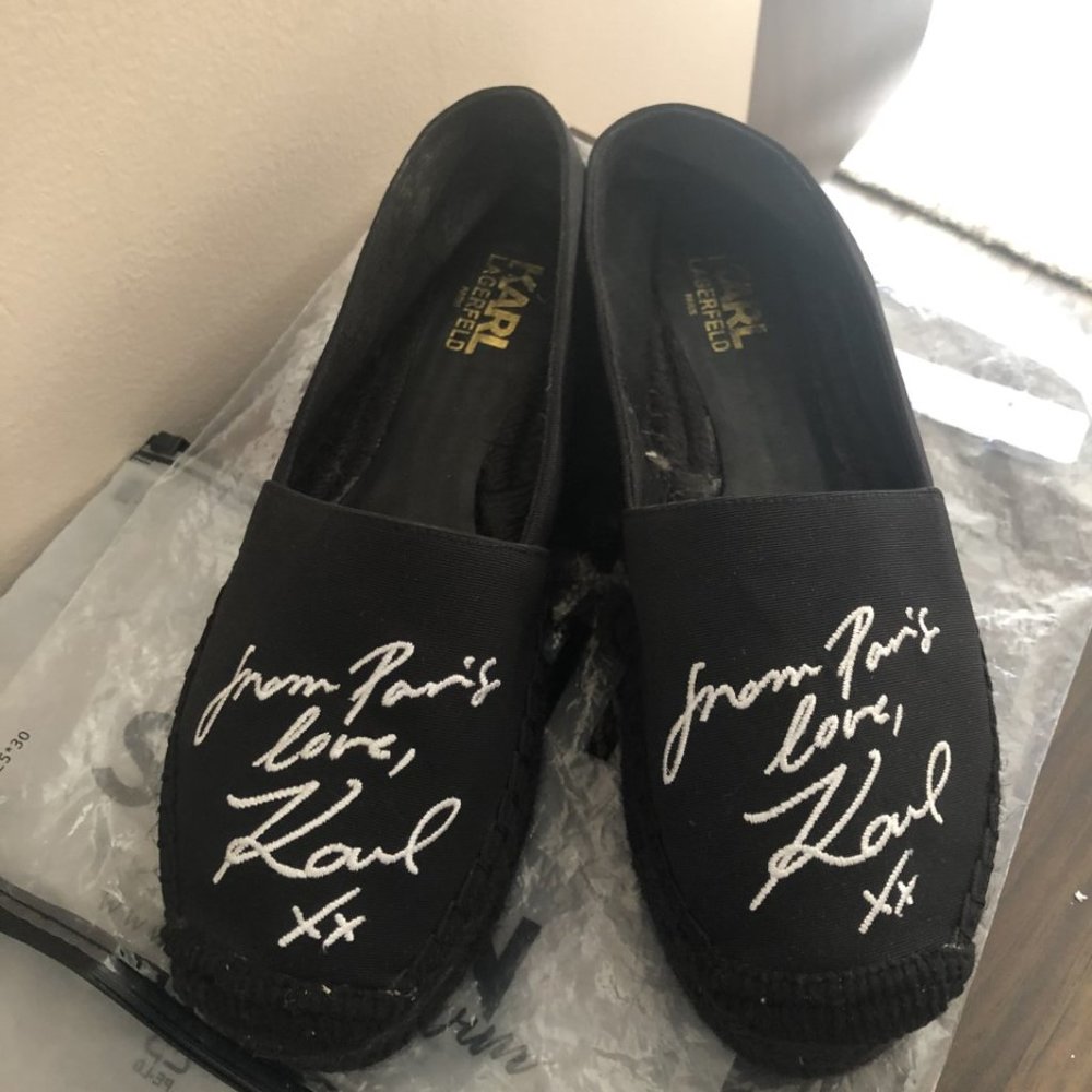 Karl Lagerfeld espadrilles